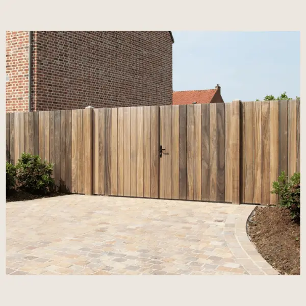 Portails en bois Moderne - Broers Bois Fabricant Belge à Burdinne