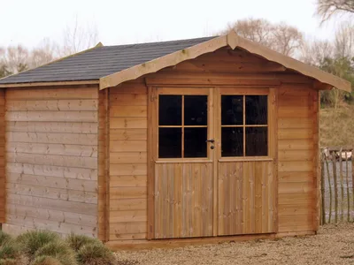 Abri isola en bois - Abri 2 pans - Fabrication locale