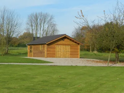 Garage en bois sur mesure 45 mm - Broers-Bois fabricant belge