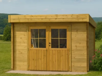 Abri de jardin Arraz - Fabricant belge d'abris de jardin - Abri de jardin en bois de qualité