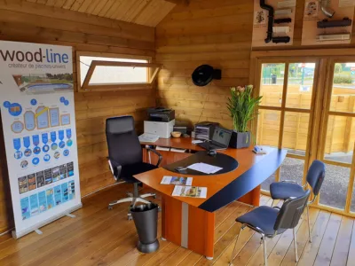 Chalet en bois - Bureau en bois - Fabricant belge