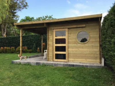 Design - Abri de jardin en bois en Belgique