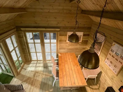 Espace de vie chalet de plaisance - Fabricant belge - Burdiwood