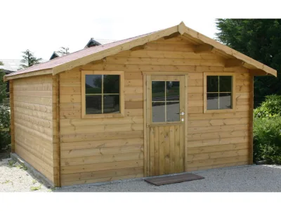 Europe - Chalet de jardin 15m² en belgique - Fabrication Liège