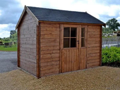 Mios - abri de jardin à toiture inversée - Abri de jardin en belgique