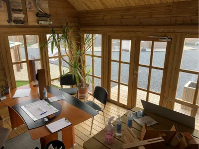 Pavillon - Bureau en bois intérieur - Fabricant belge